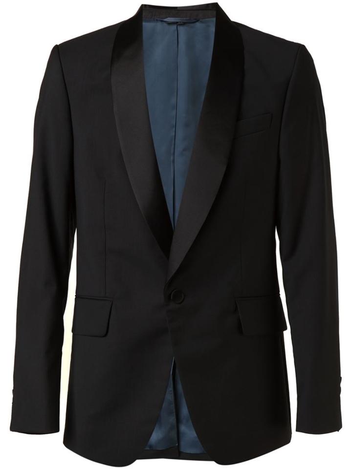 Vivienne Westwood Man Tuxedo Blazer, Men's, Size: 50, Black, Silk/virgin Wool