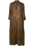 Mes Demoiselles Leopard Print Farouche Dress - Brown