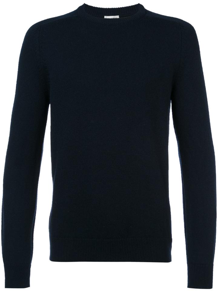 Saint Laurent Round Neck Sweater - Blue