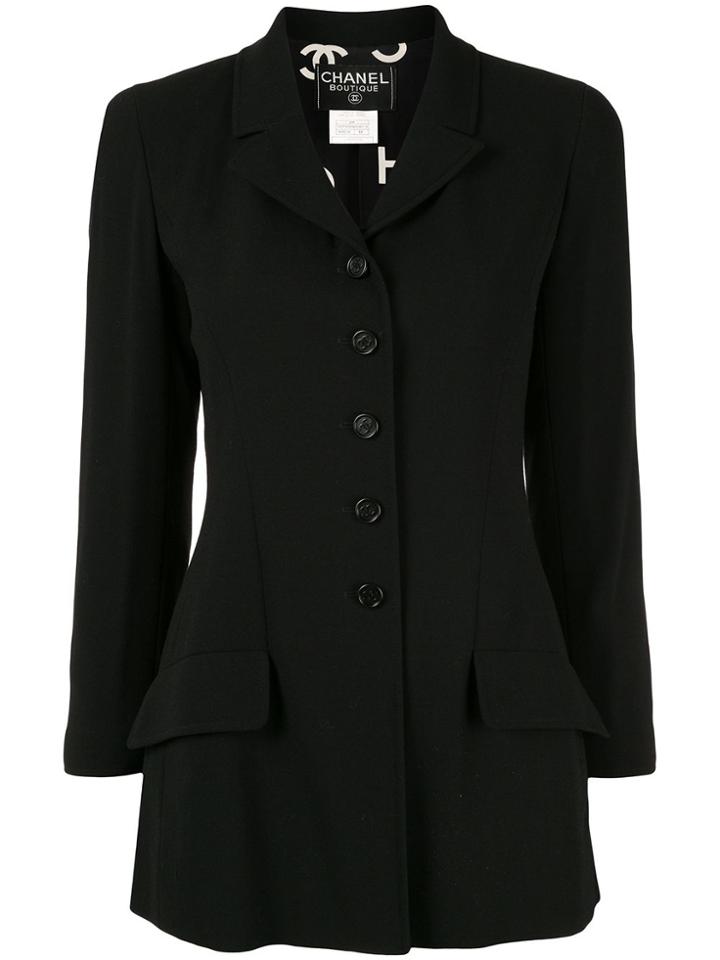 Chanel Pre-owned 1997 Long-sleeve Jacket - Black