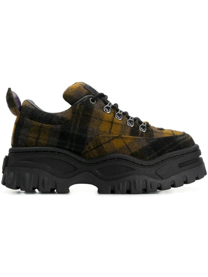 Eytys Angel Tartan Sneakers - Grey