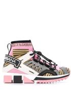 Dolce & Gabbana Sorrento High-top Sneakers - Pink