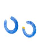 Cult Gaia Hoop Earrings - Blue