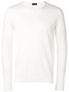 Roberto Collina Basic Round Neck Jumper - White