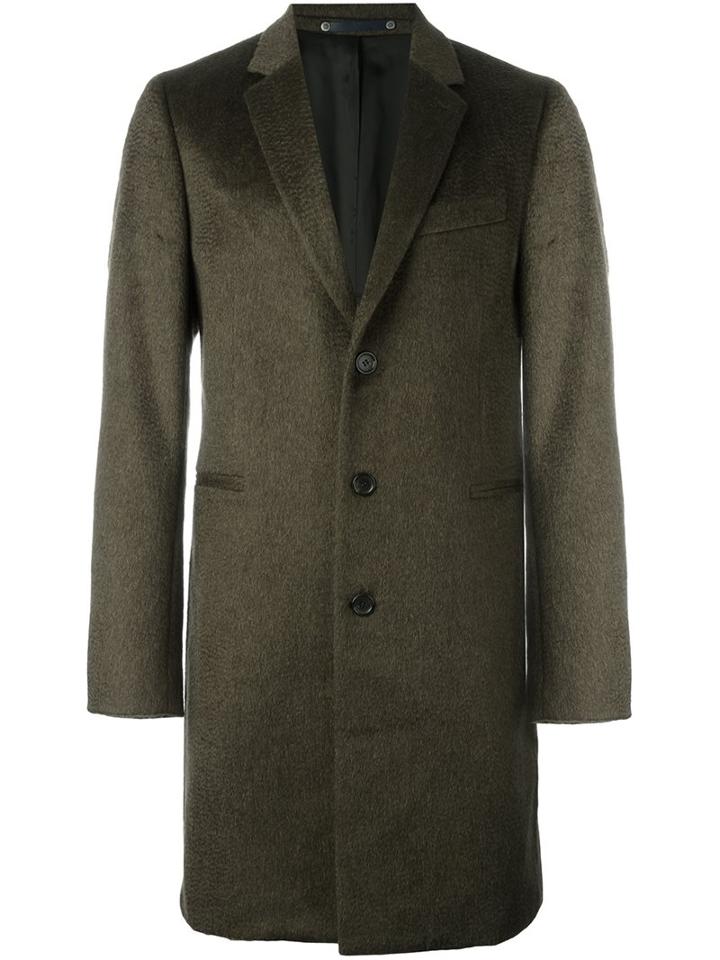 Ps By Paul Smith Single Breasted Fitted Coat