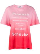 Proenza Schouler Tie Dye Dry Clean T-shirt - Pink