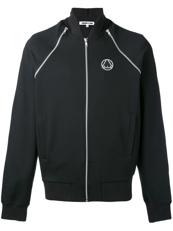 Mcq Alexander Mcqueen - Soft Bomber Jacket - Men - Polyester/spandex/elastane/viscose - S, Black, Polyester/spandex/elastane/viscose