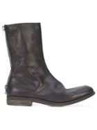 A Diciannoveventitre Rear Zip Boots - Black