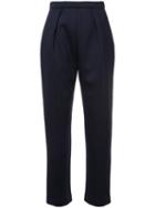 Delpozo - Tailored Cigarette Trousers - Women - Viscose - 36, Blue, Viscose