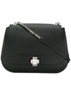No21 - Chain Strap Shoulder Bag - Women - Calf Leather - One Size, Black, Calf Leather
