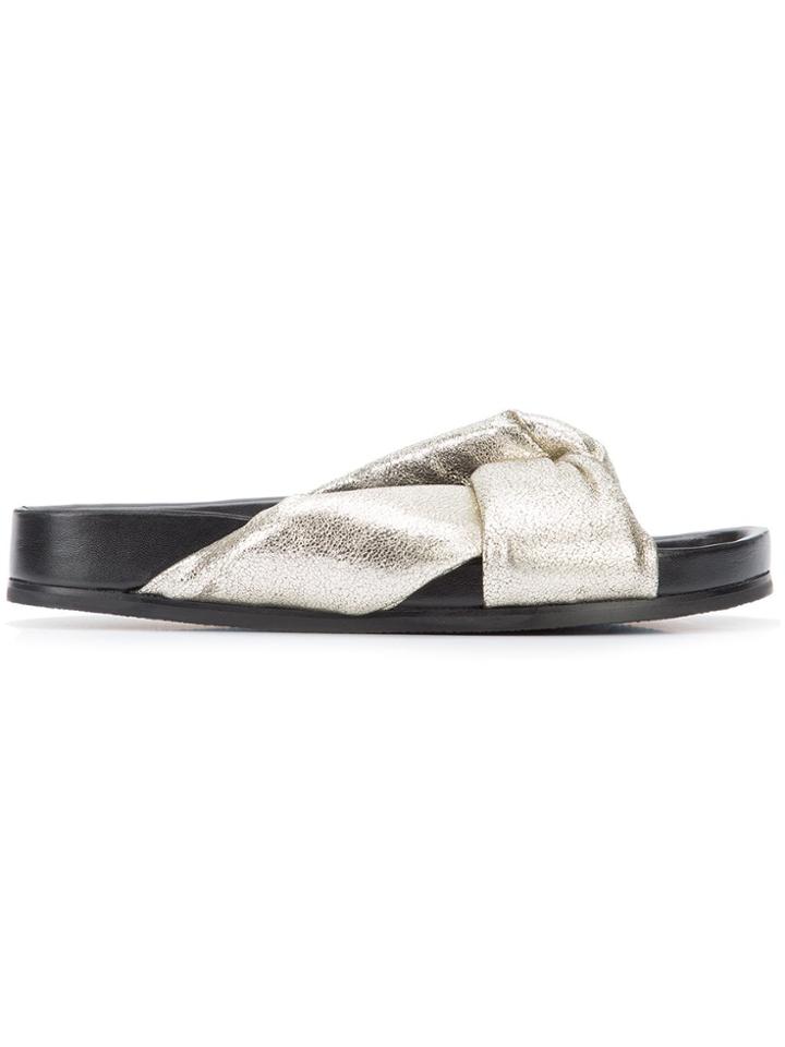 Chloé Nolan Flat Mule - Metallic