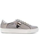 Karl Lagerfeld Patch Detail Sneakers - Grey