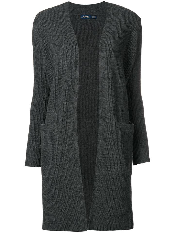 Polo Ralph Lauren Ribbed Knit Cardigan - Grey