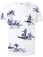 Moncler Stitched Motif T-shirt - White