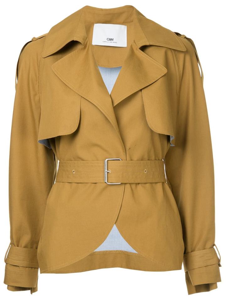 C & M Short Belted Jacket - Brown
