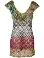 Missoni Mare Crochet Knit Beach Dress - Yellow