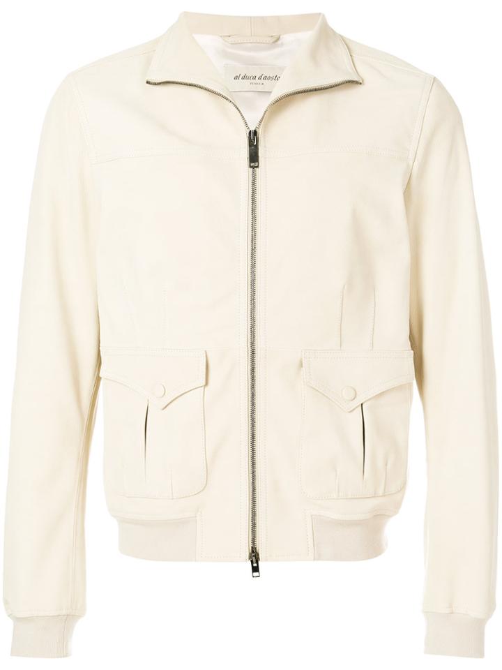 Al Duca D'aosta 1902 Zipped Jacket - Nude & Neutrals