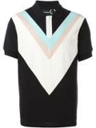Raf Simons - Fred Perry Colour Block Zip Up Polo Shirt