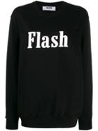 Msgm Flash Oversized Sweatshirt - Black