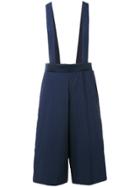 Adidas Cropped Trousers With Braces - Blue