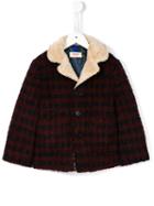 Maan 'moto' Patterned Coat, Boy's, Size: 10 Yrs, Red