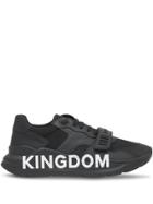 Burberry Kingdom Print Sneakers - Black