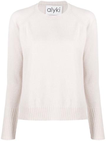 Alyki Crew Neck Jumper - Neutrals