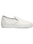 Officine Creative Quilted Becca Sneakers, Women's, Size: 41, White, Leather