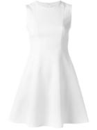 Red Valentino Flared Mini Dress, Women's, Size: 44, White, Cotton/viscose/acetate/polyester
