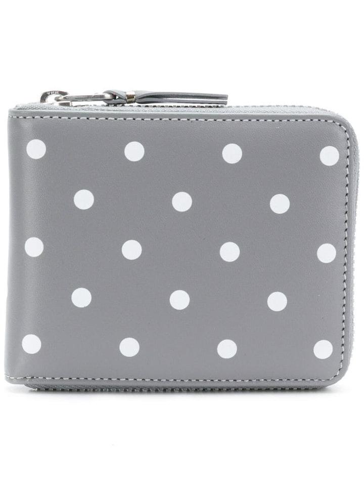 Comme Des Garçons Wallet Zip Around Wallet - Grey