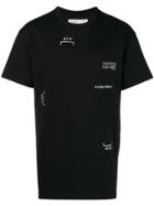 A-cold-wall* Contrasting Logo Print T-shirt - Black