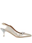 Malone Souliers Marion Metallic Slingback Pumps - Gold