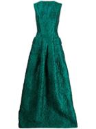 Talbot Runhof Momo Dress - Green