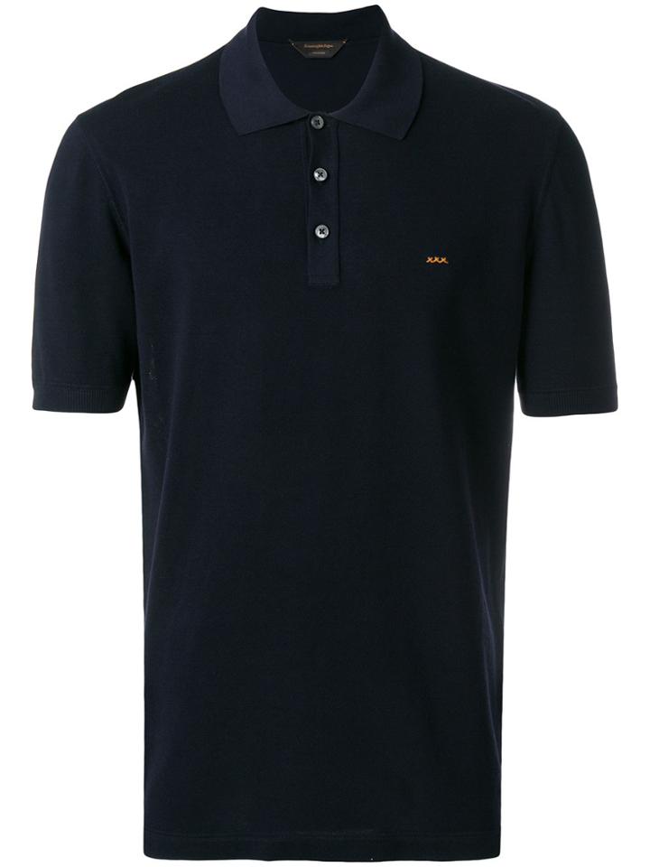 Ermenegildo Zegna Couture Classic Polo Shirt - Blue