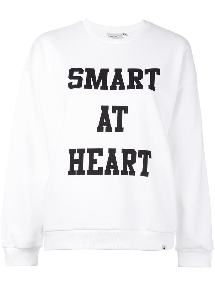 Carhartt - Eason Slogan Sweatshirt - Women - Cotton/polyester - S, White, Cotton/polyester