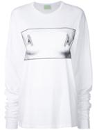 Aries Print Long-sleeve Sweatshirt - White