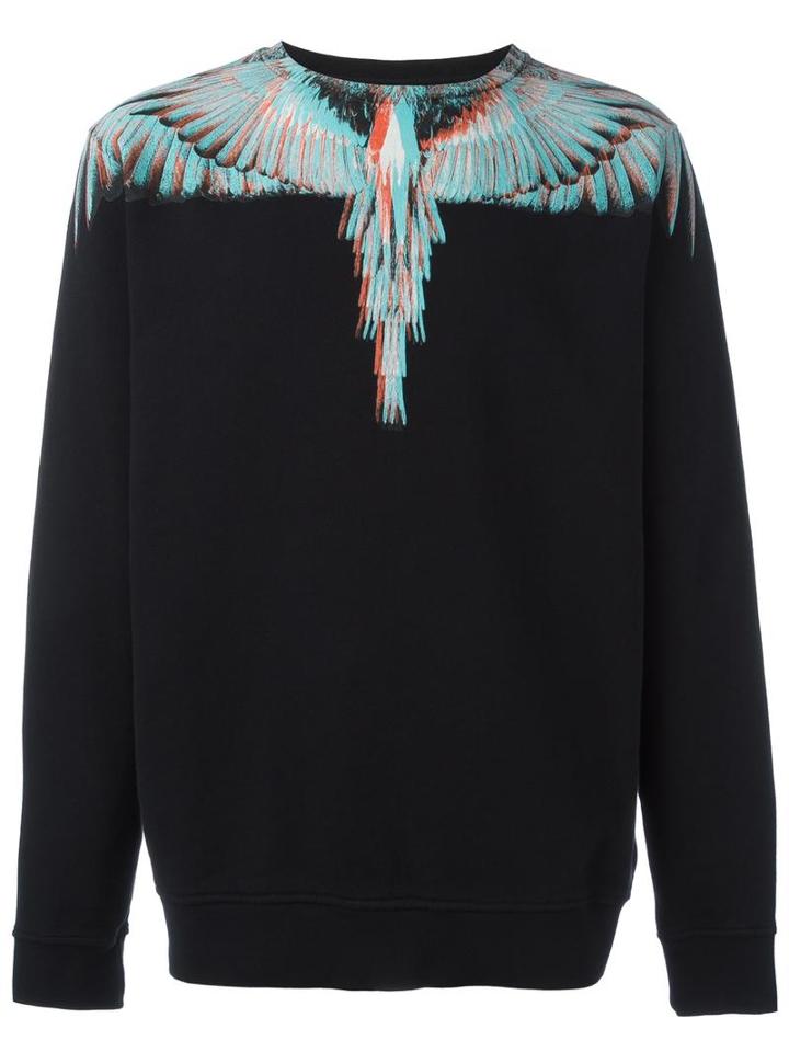 Marcelo Burlon County Of Milan 'salvador' Sweatshirt, Men's, Size: Xl, Black, Cotton