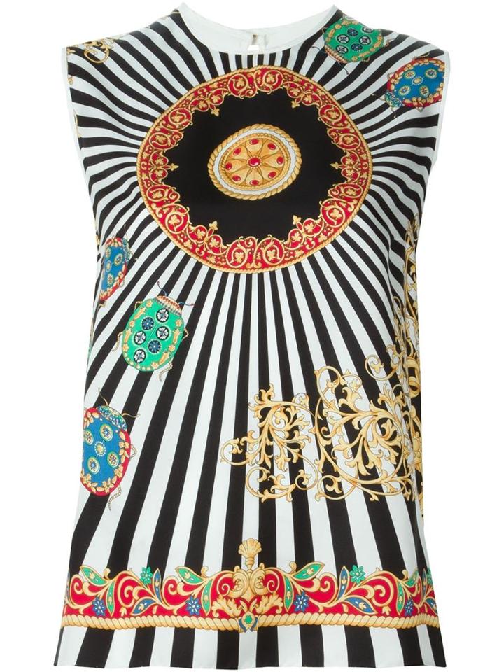 Forte Couture Baroque Print Tank Top