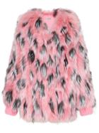 Miu Miu Fox Fur Spotted Jacket - Pink