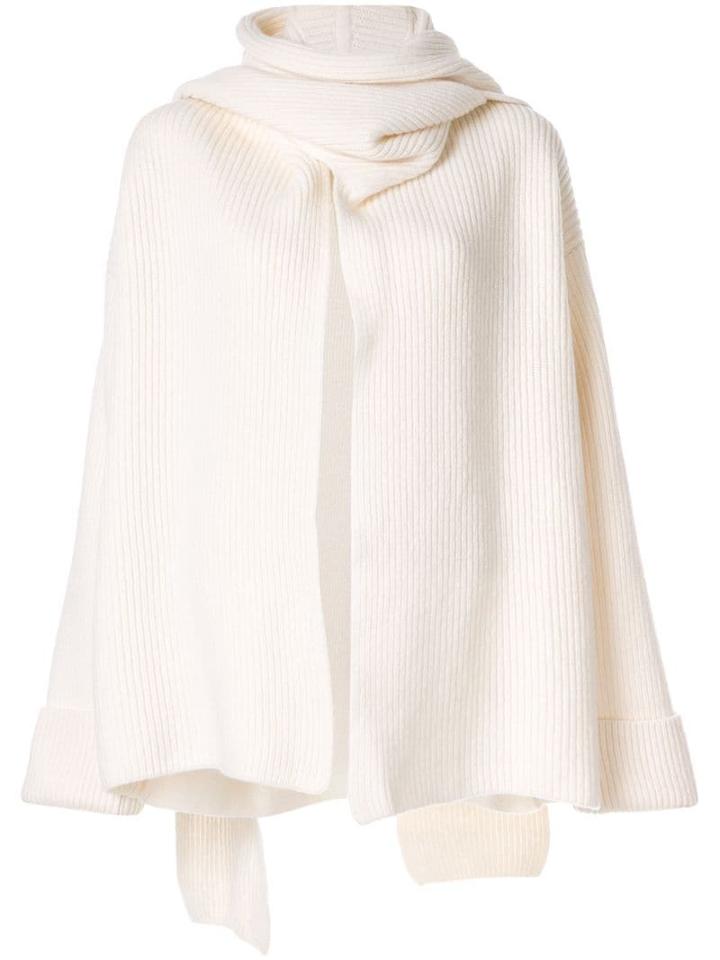 Nehera Oversized Cardigan Coat - White