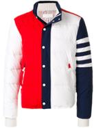 Thom Browne Tricolour Padded Jacket - White