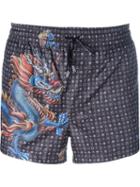 Dolce & Gabbana Dragon Print Swim Shorts