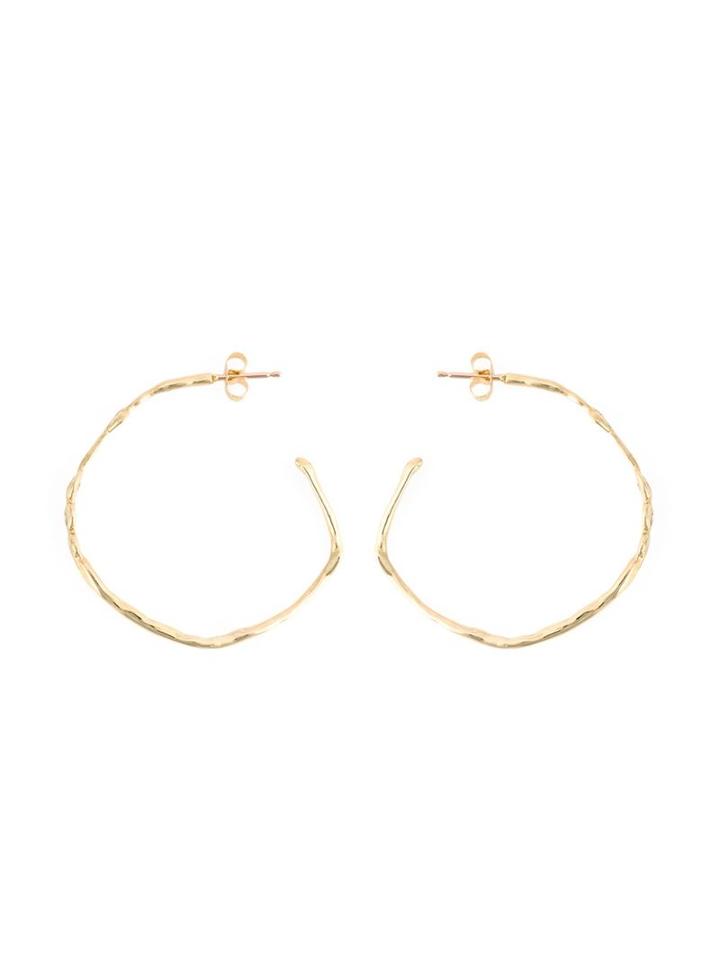 Natasha Collis Nugget Hoop Diamond Earrings