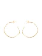 Natasha Collis Nugget Hoop Diamond Earrings