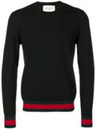 Gucci Web Trim Jumper - Black