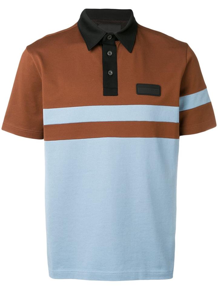 Prada Classic Label Polo - Blue