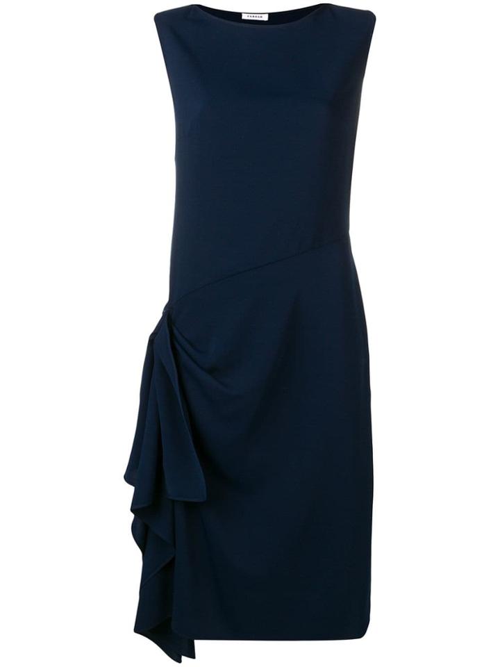 P.a.r.o.s.h. Gathered Detail Dress - Blue