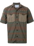 Kolor Cargo Shirt, Men's, Size: 2, Brown, Nylon/polyester