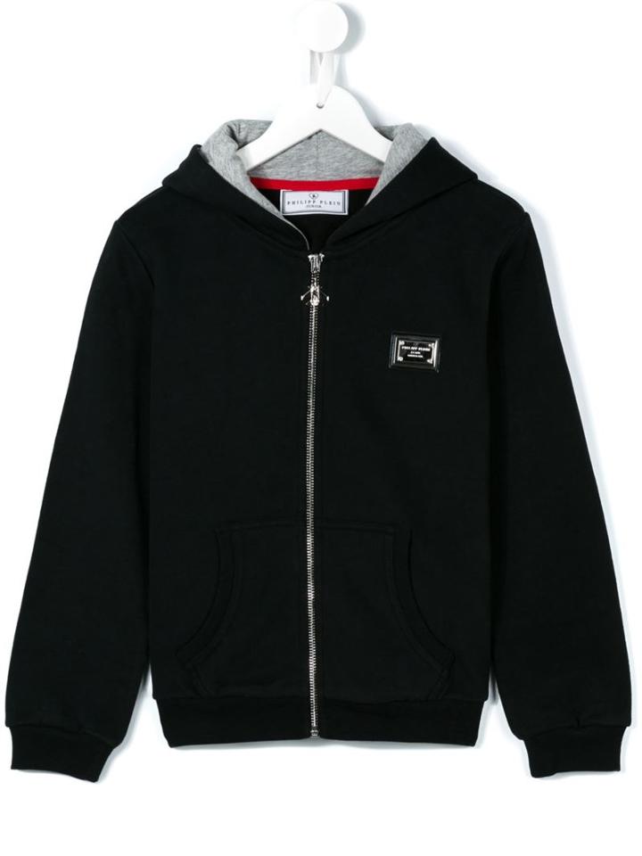 Philipp Plein Kids 'blurred Lines' Hoodie