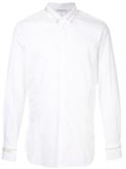 Neil Barrett Button Down Shirt With Detail - White